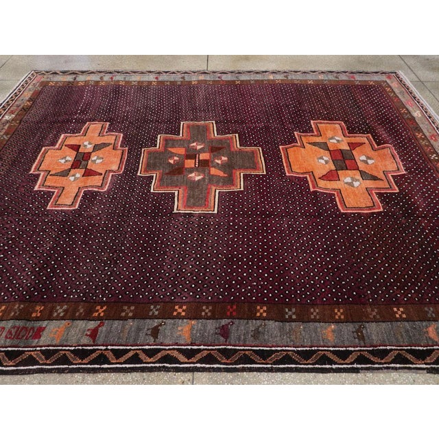 Galerie Shabab Collection Mid-20th Century Turkish Anatolian Tribal Carpet For Sale - Image 4 of 8