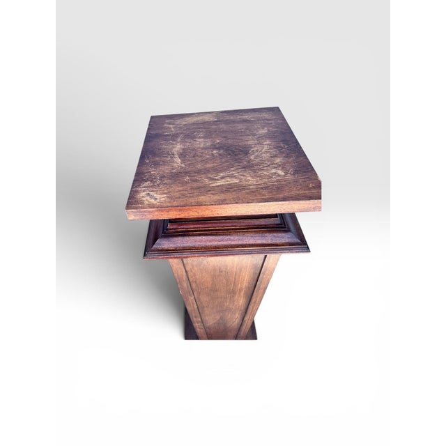 Pair of Vintage Italian Neoclassical Display Pedestals For Sale - Image 9 of 10