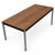 Vintage design wenge dining table by Martin Visser for 't Spectrum, featuring chrome legs. A stunning vintage design...