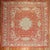 Red Antique Zabihi Collection Turkish Oushak Rug For Sale - Image 8 of 8