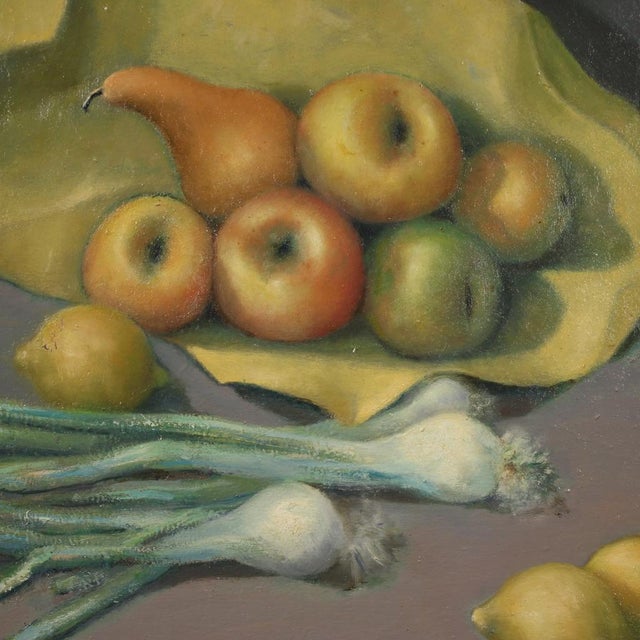 Valentino Ghiglia, Still Life, 1940, Oil on Canvas For Sale - Image 8 of 15