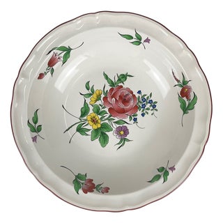 Réverbère Salad Bowl with Rim from KG Lunéville, 1950s For Sale