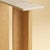 Contemporary Console Table in Roman Travertine and Oak by Lebanto For Sale - Image 3 of 5