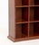 Modern Cherry Finish Pigeon Hole Bookcases, Pair For Sale - Image 4 of 7