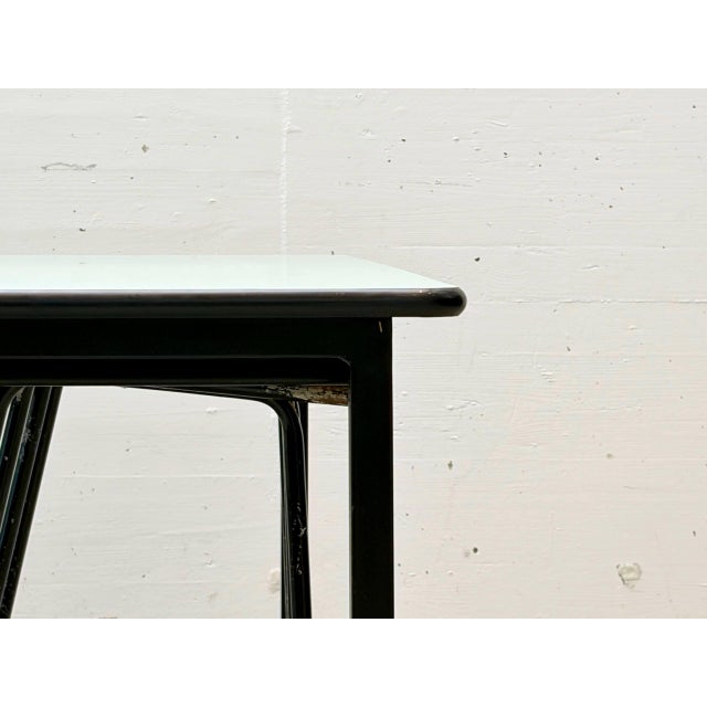 1970s Kelko Table and Lacquered Stools, Switzerland, 1970s, Set of 5 For Sale - Image 5 of 18