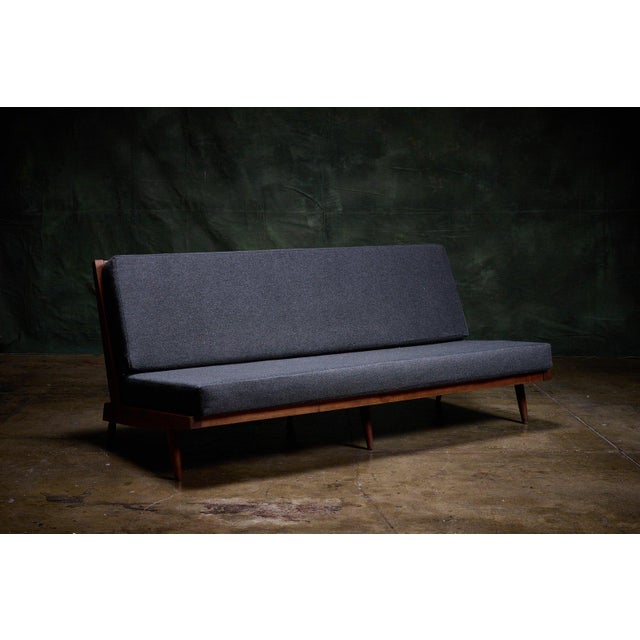 Mid-Century Modern Armless Sofa by George Nakashima, Ca. 1960 For Sale - Image 3 of 6