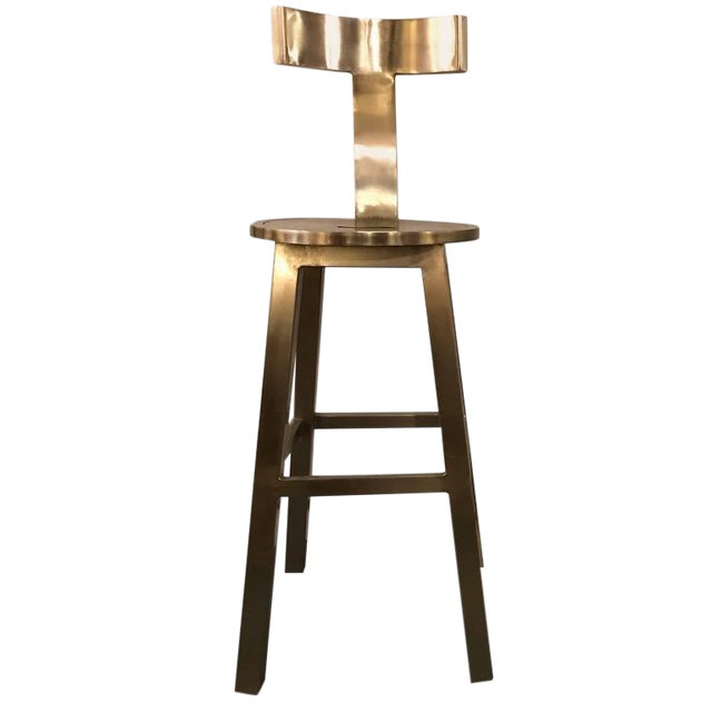 Deco Style Steel Bar Stool Chairish