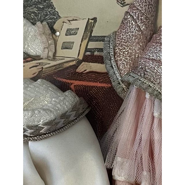 Early 20th Century French Antique La Mode Illustree Shadow Boxes For Sale - Image 10 of 12