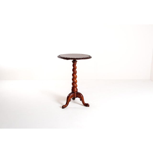 Mahogany Barley Twist Coffee Table with Carved Decor For Sale - Image 10 of 10