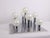 Motoko Ishii Large Flushmounts in Chrome and Perlmut by Motoko Ishii for Staff, 1970s, Set of 2 For Sale - Image 4 of 14
