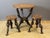 Vintage Brutalist Stools, 1950, Set of 3 For Sale - Image 16 of 16
