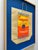 Royal Blue Andy Warhol Vintage 1966 Mid Century Modern " Campbell's Tomato Soup Can " Silkscreen Print Framed Pop Art Exhibition Shopping Bag For Sale - Image 8 of 18