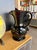 2000 - 2009 Vintage Liberty Craftworks Black Amethyst Glass Lily Pad Pitcher Garrett Vilicich Signed For Sale - Image 5 of 14