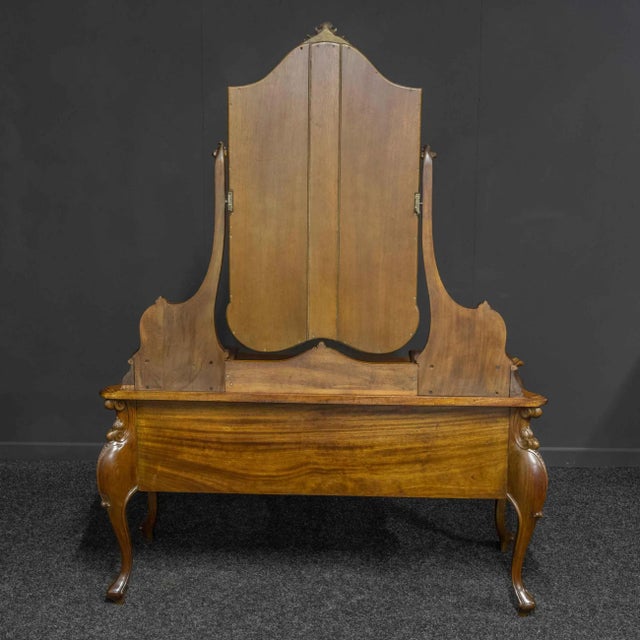 Antique Victorian Mahogany Dressing Table For Sale - Image 16 of 17