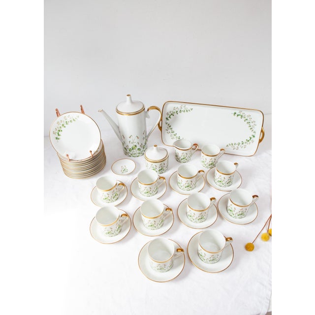 Linnaea Borealis Porcelain Coffee Set from Hackefors, 1970, Set of 38 For Sale - Image 6 of 11