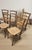 20th Century Scandinavian Dining Chairs with Wooden Frame & Woven Rattan Seats from Gemla Fabrikers AB, 1960s, Set of 8 For Sale - Image 4 of 8