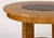 1930s Art Deco Round Dining Table in Bird’s-Eye Maple and Ebonized Glass, 1930s For Sale - Image 5 of 8