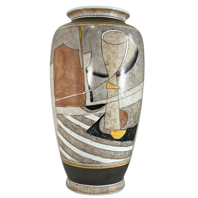Vintage Picasso Cubist Style Ceramic Vase For Sale - Image 15 of 18