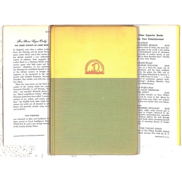 Five Secret Exploits Of James Bond FLEMING, Ian [218] pp. The Viking Press 1960 8" x 5 3/4" Jacket design by Richard Chopping