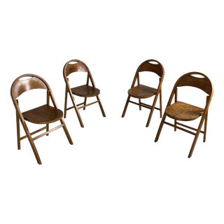 Austrian Art Deco B751 Chairs from Thonet-Mundus, 1930s, Set of 4 For Sale