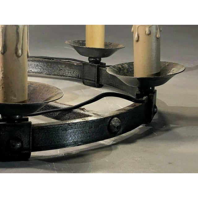 Suspension Lamp by Jean-Pierre Ryckaert for Le Dauphin, France, 1950 For Sale - Image 9 of 10