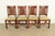 A gorgeous set of four antique Mission or Arts & Crafts dining chairs In the manner of Stickley Brothers USA, Circa 1910...