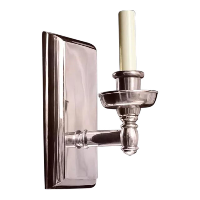 Storia Uno Sconce in Nickel Finish For Sale