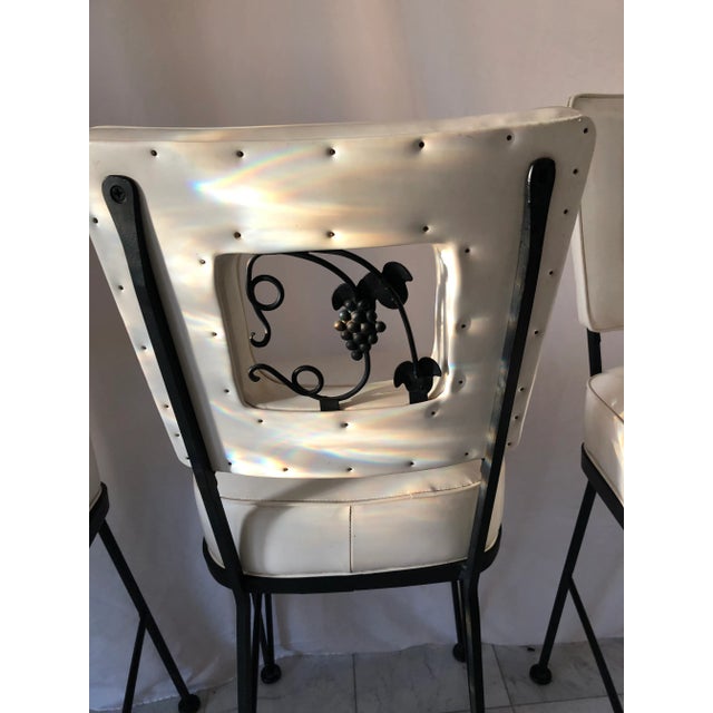 1953 Woodard Skyline Set of 4 Bar Stools For Sale - Image 10 of 11