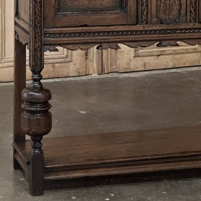 19th Century Rustic Dutch Neoclassical Raised Cabinet For Sale In Dallas - Image 6 of 16