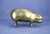Large Vintage Solid Brass Piggy Bank Pig Sculpture For Sale In Greenville, SC - Image 6 of 9