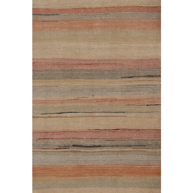 Vintage Shahsavan Persian Kilim Rug, Polychromatic Stripes - Rug & Kilim For Sale In New York - Image 6 of 7