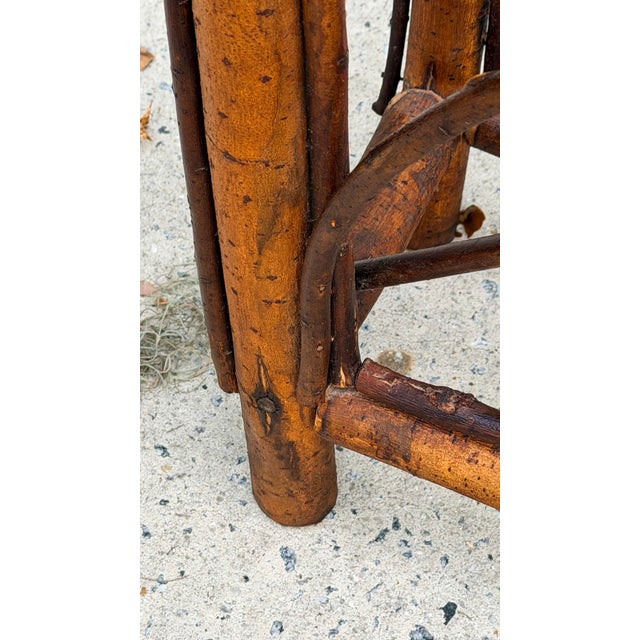 Adirondack Folk Art Rustic Twig Blanket Quilt Rack For Sale - Image 13 of 15
