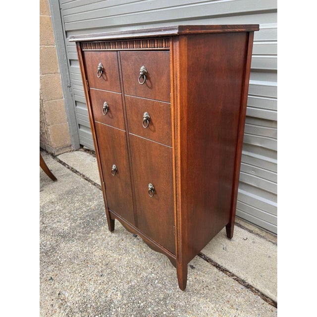 Antique Regency Style Mahogany Side Cabinet For Sale - Image 11 of 11