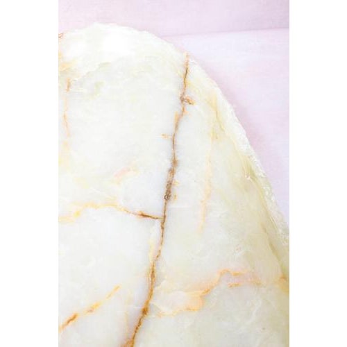 Premium Onyx Bowl with Raw Edge For Sale - Image 4 of 5