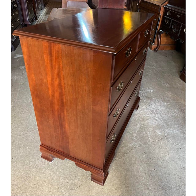 Late 20th Century Craftique Two Over Three Drawer Chest For Sale - Image 10 of 12