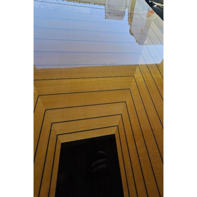 1990s Giorgio Collection Tamo Ash Expandable Dining Table For Sale In Savannah - Image 6 of 14