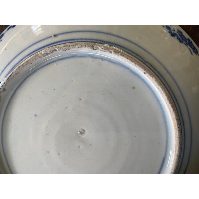 Royal Blue 1930s Chinese Ceramic Bowl For Sale - Image 8 of 12