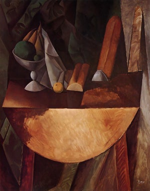 Picasso Still Life With Bread and Fruit Giclee Numbered Edition