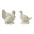 1980s Vintage Arts & Crafts Americana Ceramic Thanksgiving Turkey Salt & Pepper Shakers - A Pair For Sale