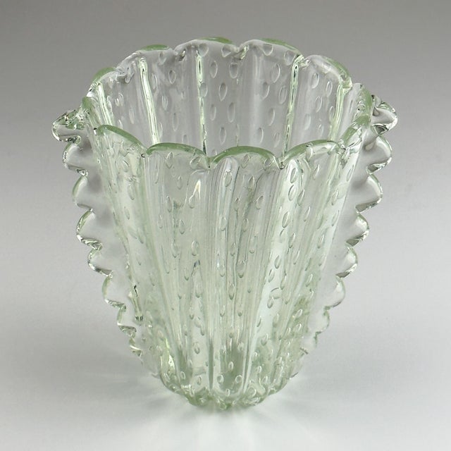 1930s Vintage Murano Glass Vase by Barovier & Toso, Italy 1930-40s For Sale - Image 5 of 18