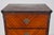 1900-1909 Petite French Louis XVI Parquetry Seven-Drawer Semainier With Marble Top For Sale - Image 4 of 7