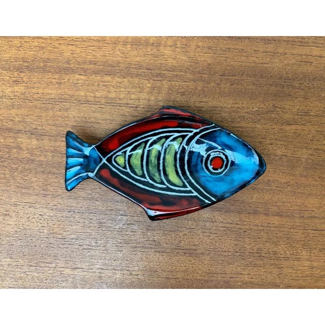 Mid-Century German Ceramic Fish Bowl, 1960s For Sale - Image 11 of 11