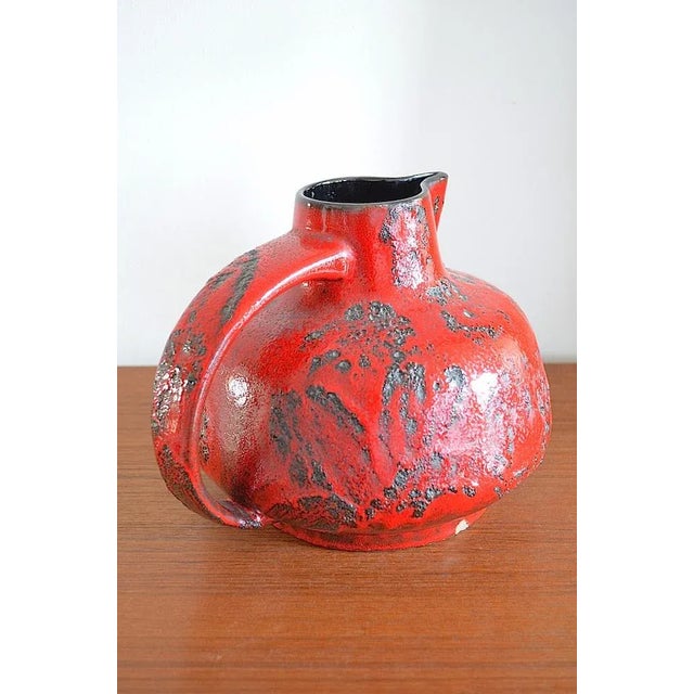 Ceramic Fat Lava Ceramic Vase from Gräflich Ortenburg, 1960s For Sale - Image 7 of 10