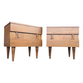 Pair of American of Martinsville Nightstands For Sale