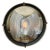 Industrial Vintage Industrial Grey Aluminium & Cast Iron Clear Glass Pendant Lamp, 1950s For Sale - Image 3 of 5