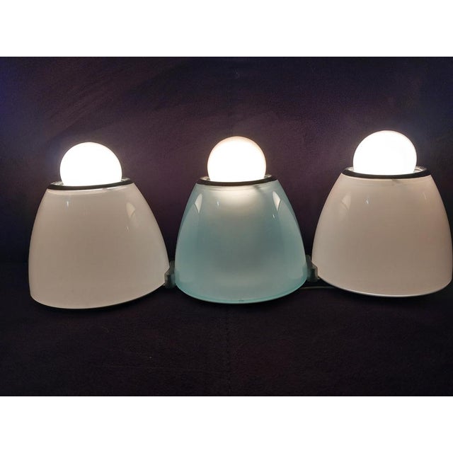 Blue Model Trikalias Wall Lamp by E. Gismondi for Artemide Milano For Sale - Image 8 of 16