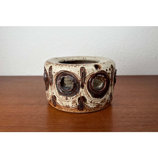 Mid-Century Modern Danish Studio Pottery Candleholder from Tingkeramik, 1960s For Sale - Image 18 of 18
