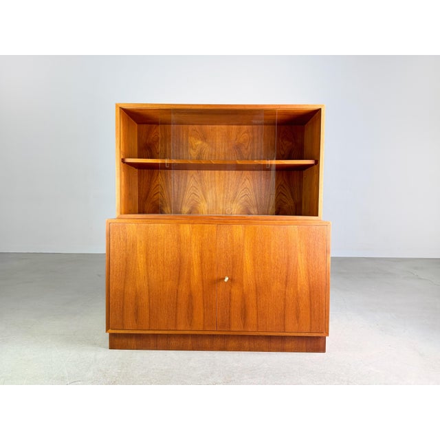 Brown Mid-Century Teak Cupboard by Georg Satink for WK Möbel For Sale - Image 8 of 12