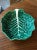 Secla Mid 20th Century Secla Green Cabbageware Large Serving Dish For Sale - Image 4 of 9