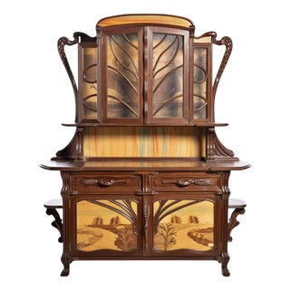 French Art Nouveau Cabinet, 1900s For Sale